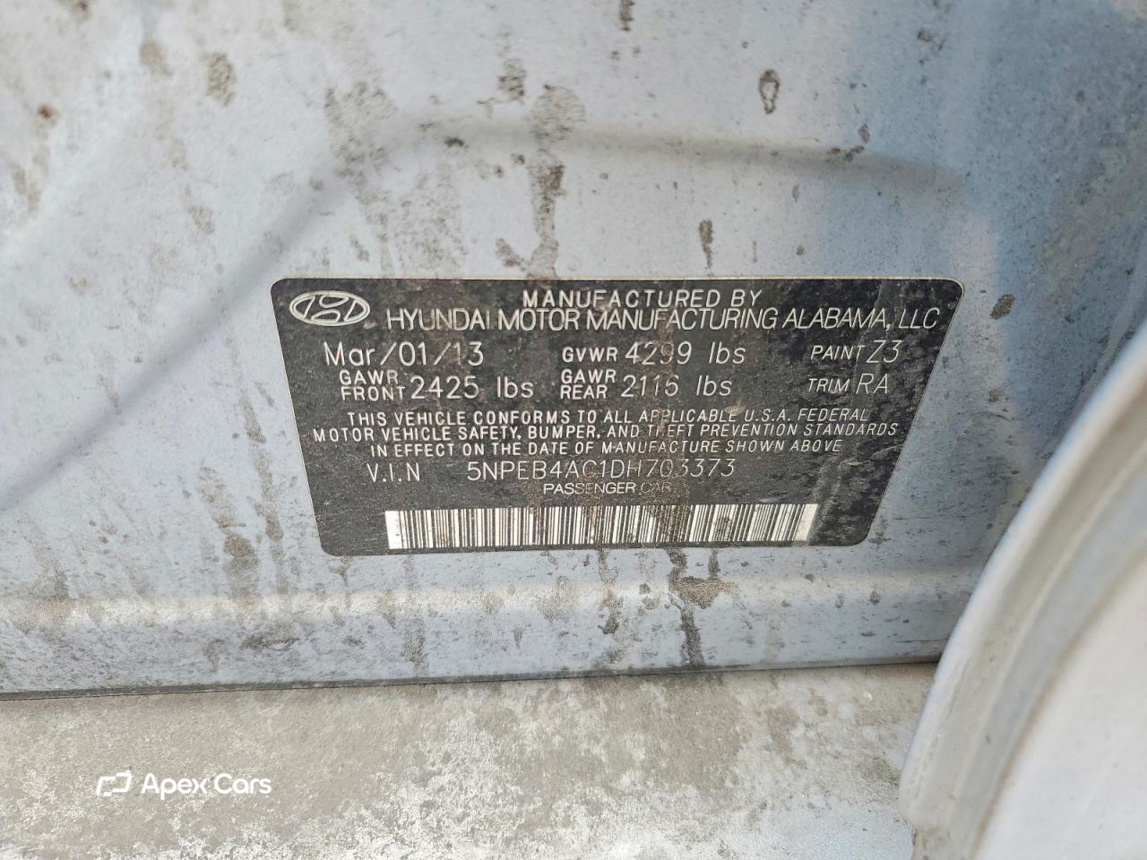 Hyundai Sonata 2013