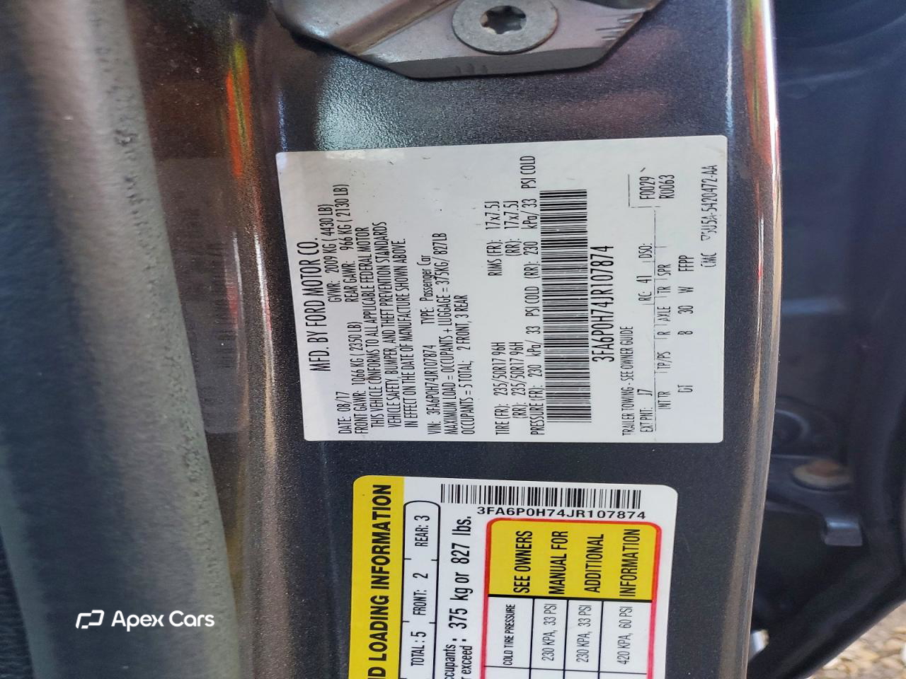Ford Fusion 2018