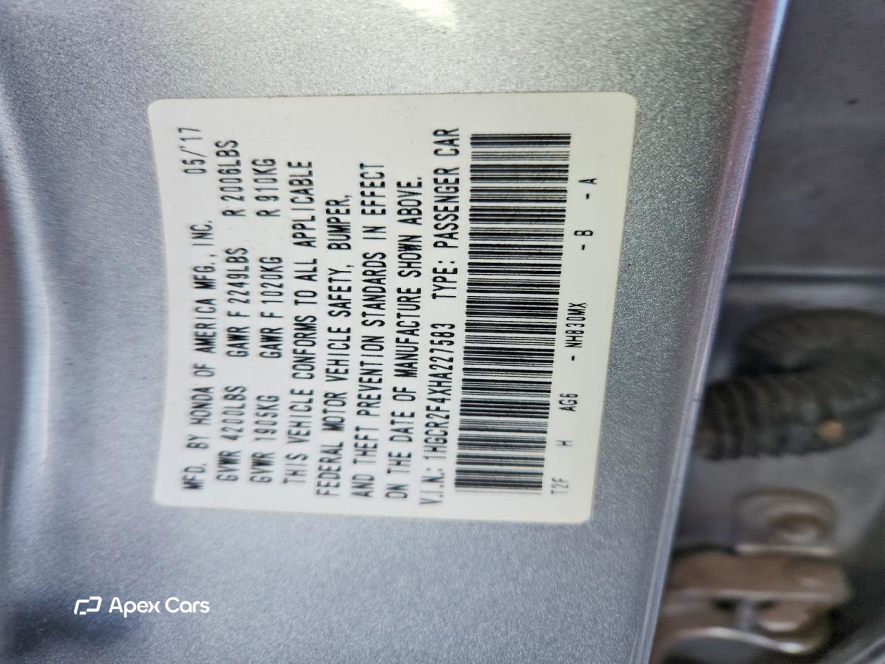 Honda Accord 2017