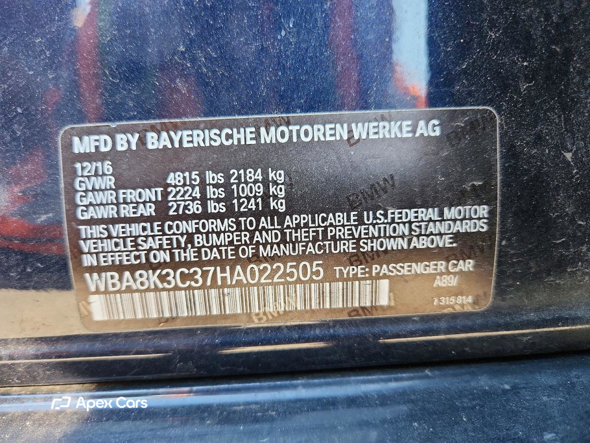 BMW Series 3 2017