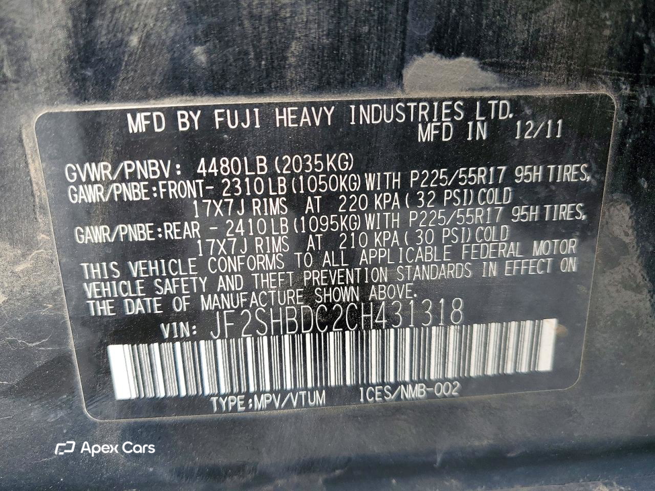 Subaru Forester 2012