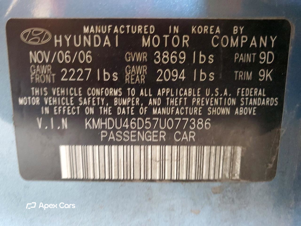 Hyundai Elantra 2007