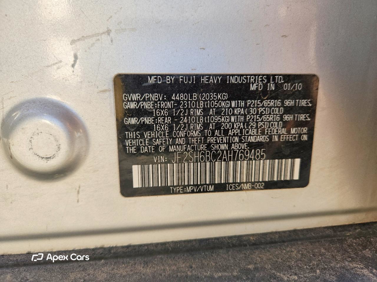 Subaru Forester 2010