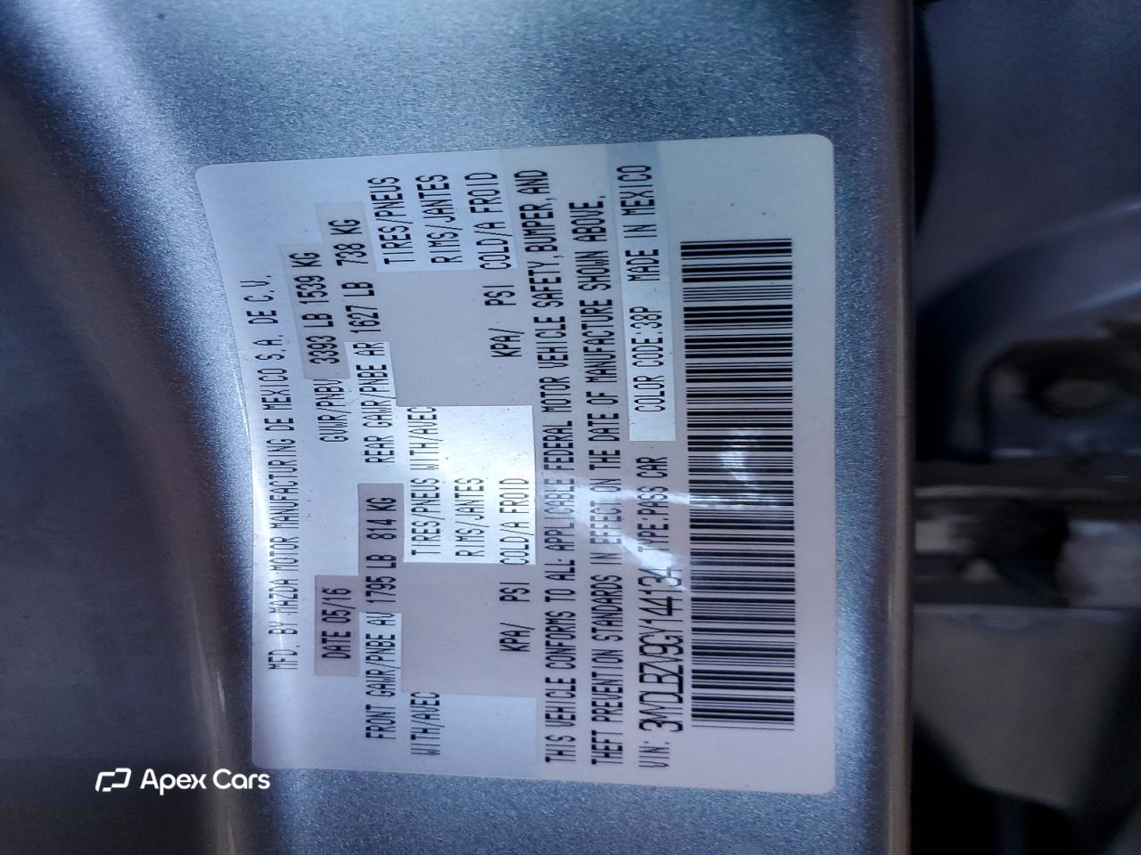 Scion iA 2016