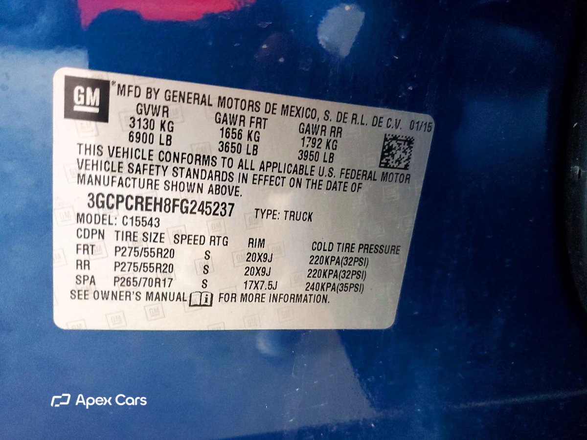 Chevrolet Silverado 2015