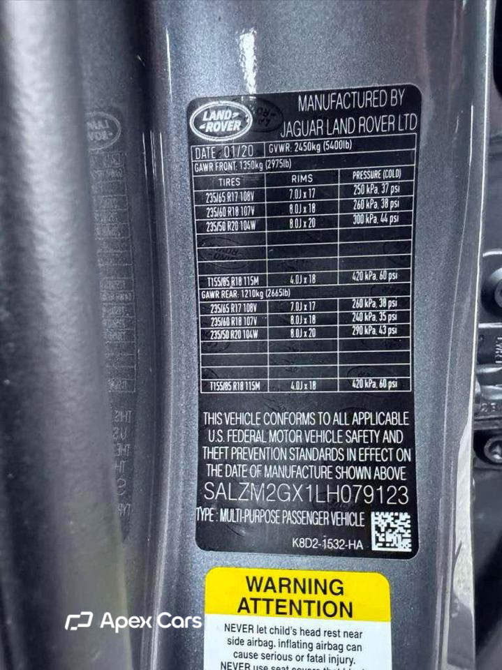 Land Rover Range Rover 2020