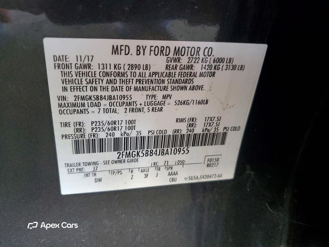 Ford Flex 2018
