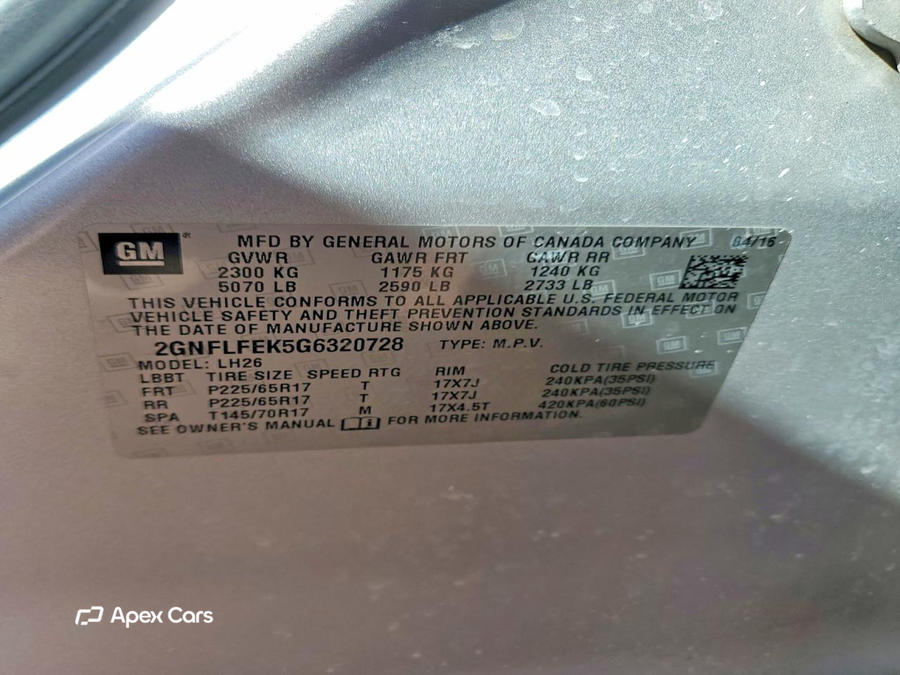 Chevrolet Equinox 2016
