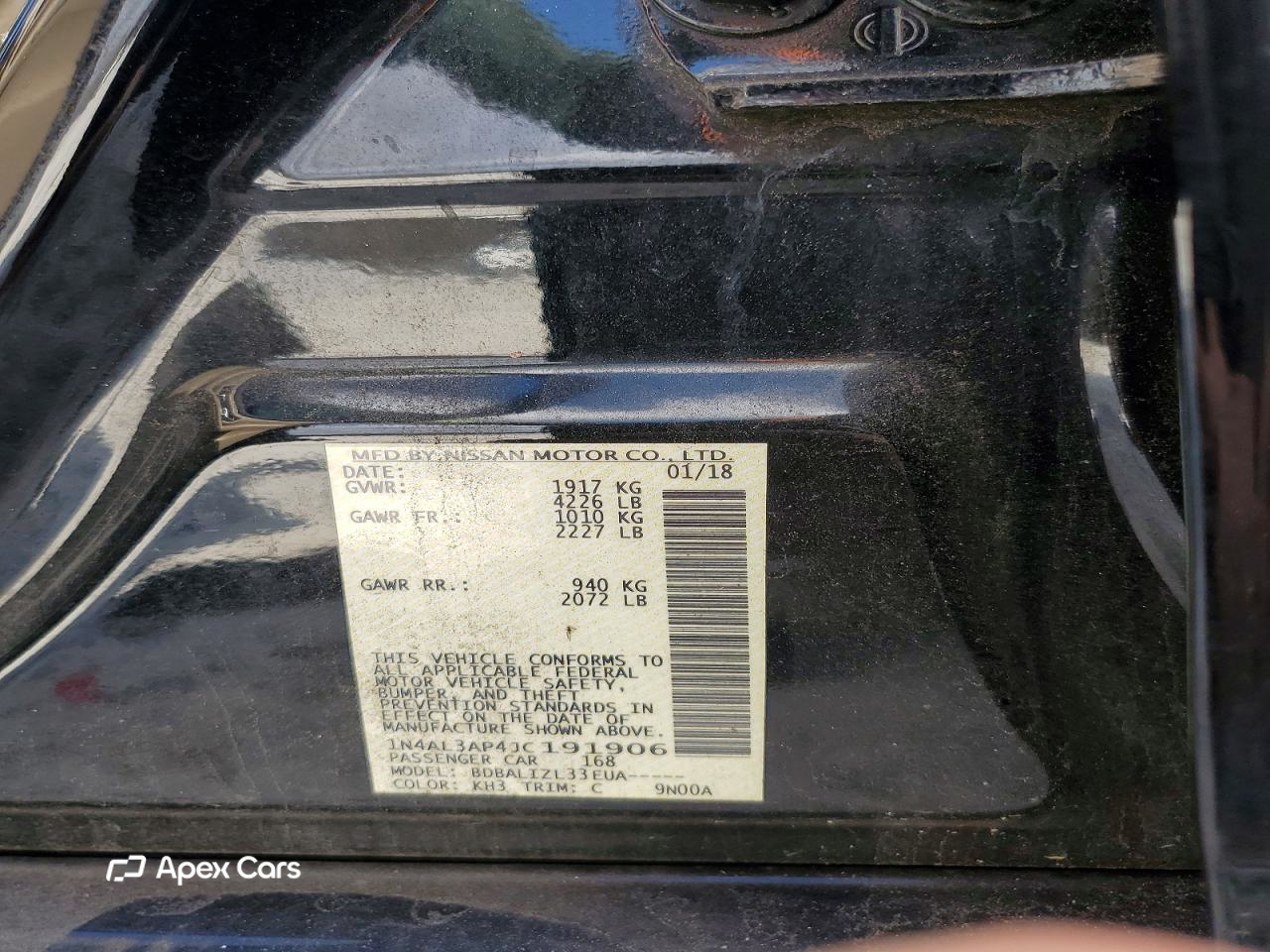 Nissan Altima 2018