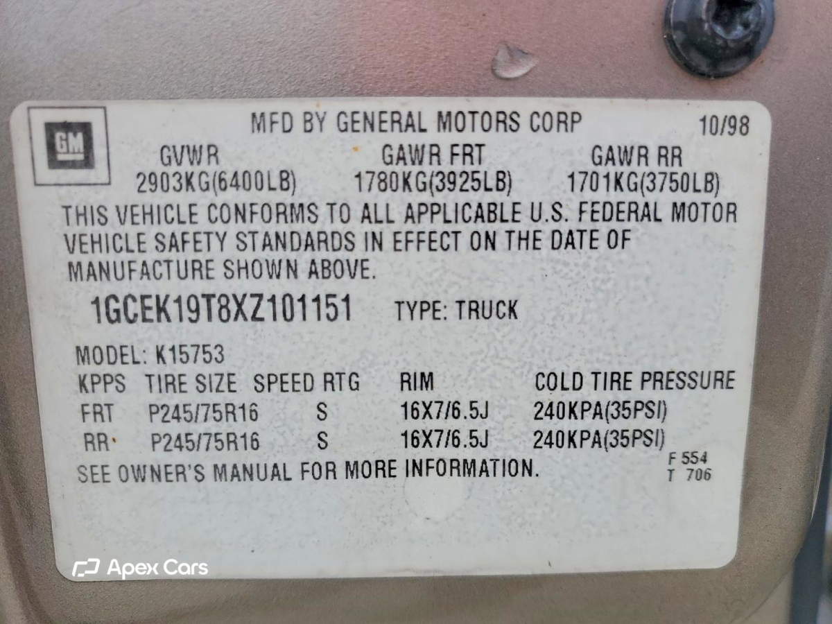 Chevrolet Silverado 1999