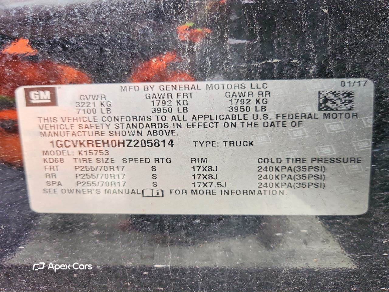 Chevrolet Silverado 2017