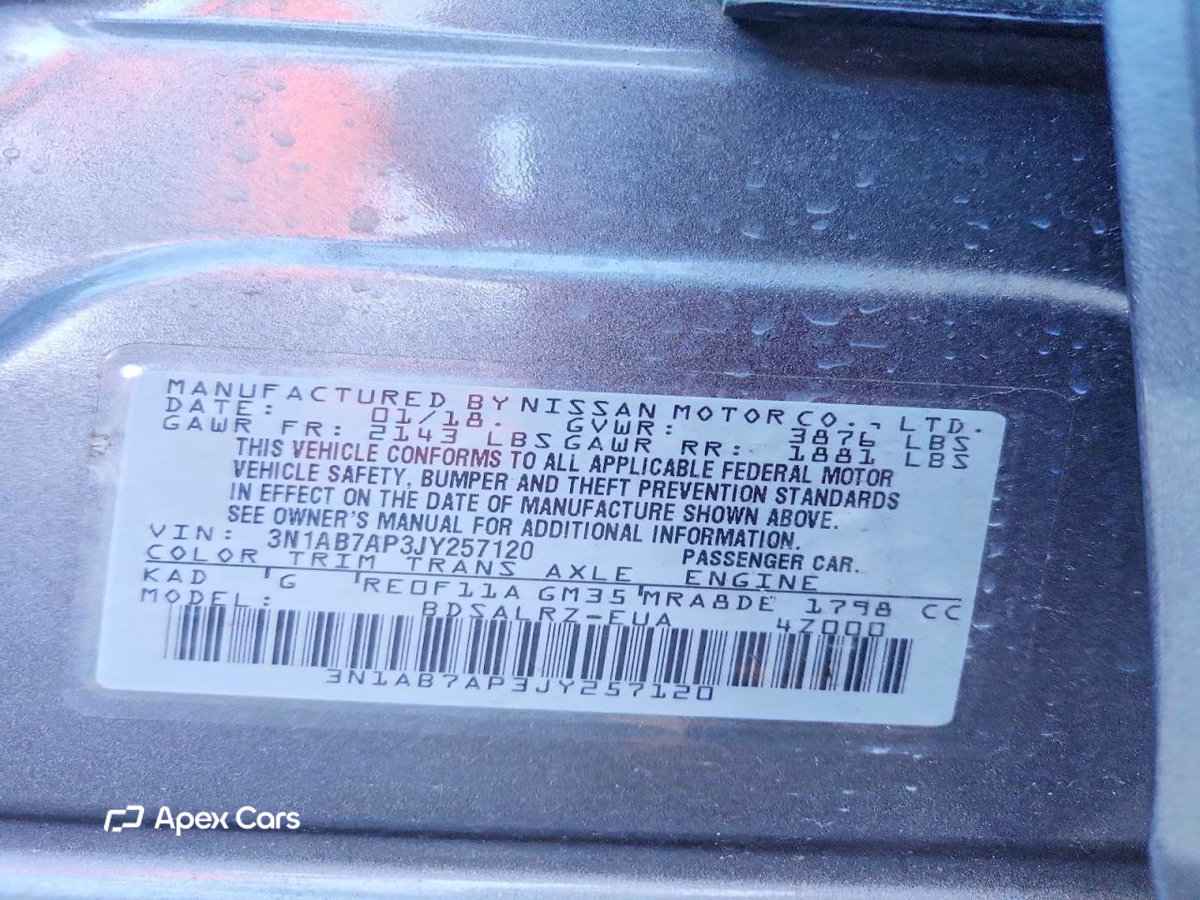 Nissan Sentra 2018