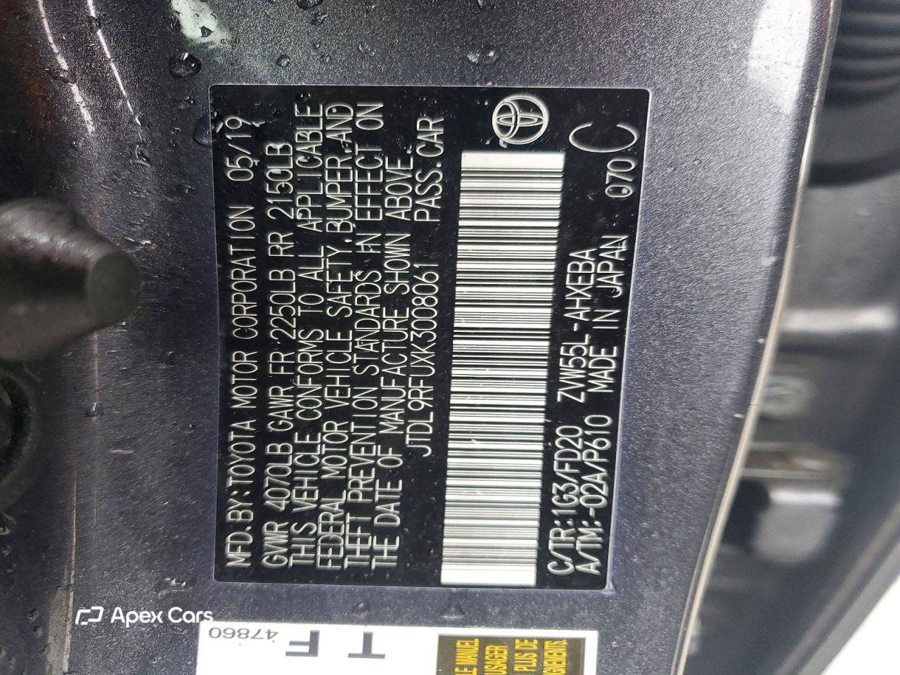 Toyota Prius 2019