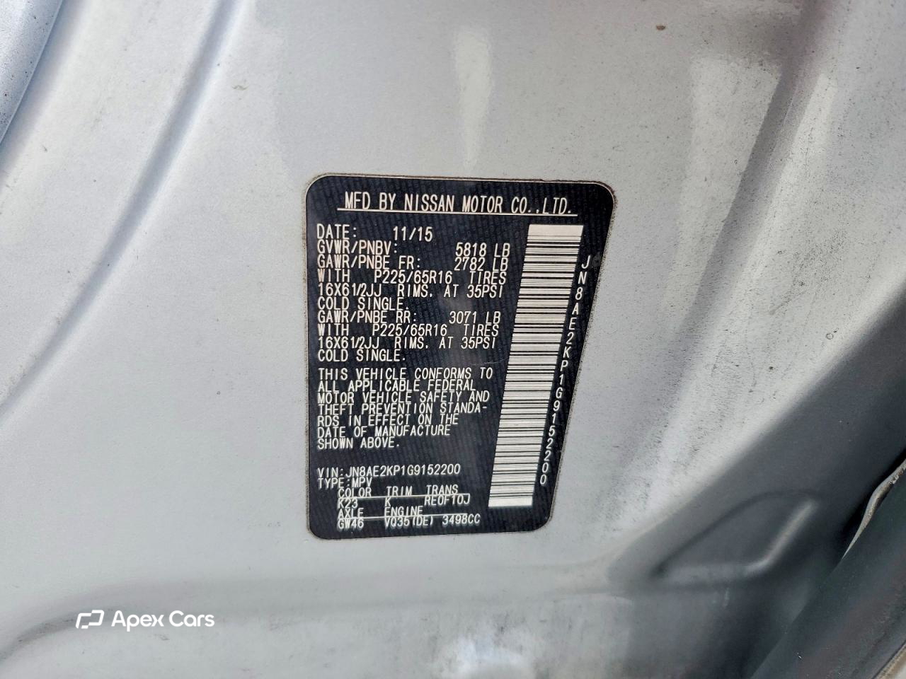 Nissan Quest 2016