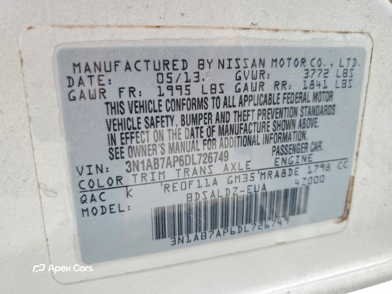 Nissan Sentra 2013