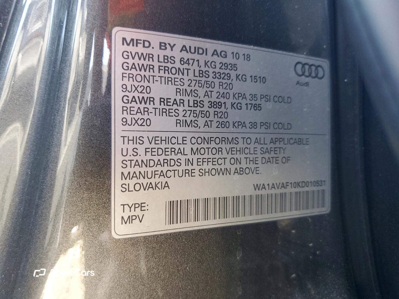 Audi Q8 2019