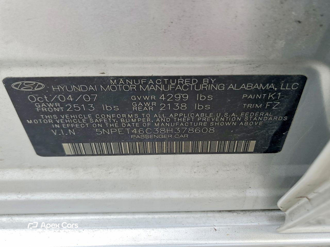 Hyundai Sonata 2008