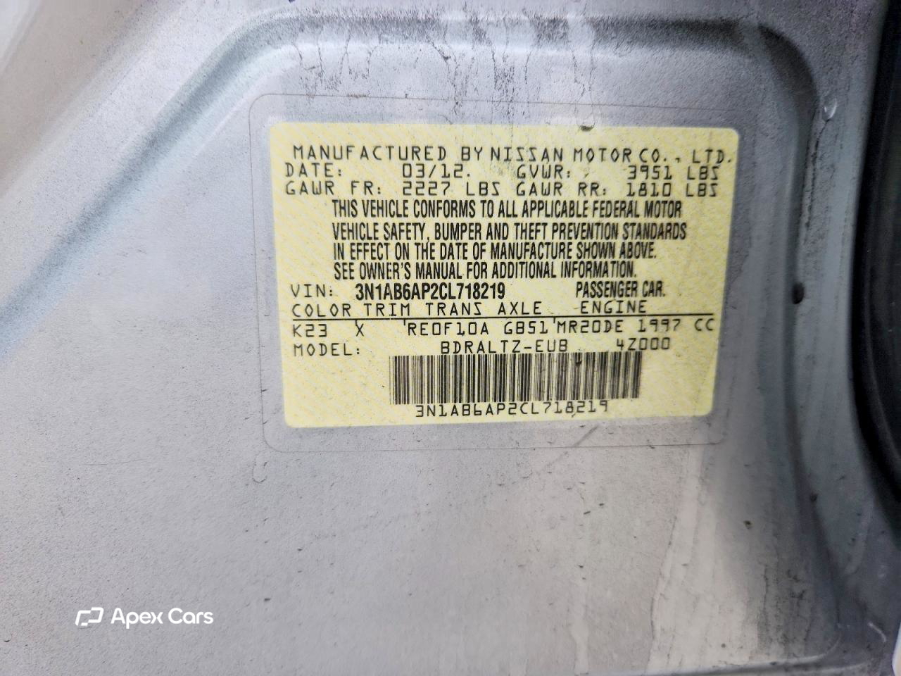 Nissan Sentra 2012