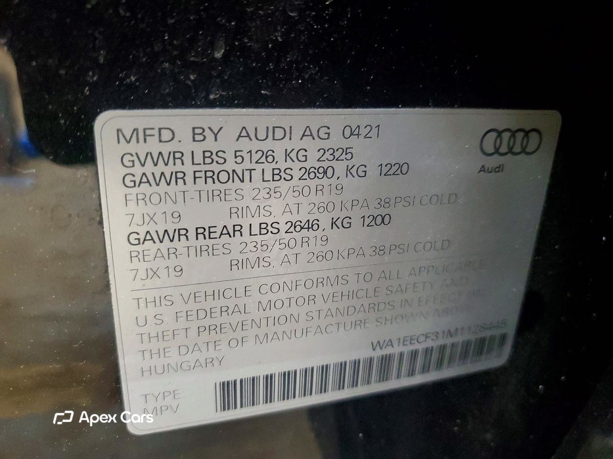 Audi Q3 2021