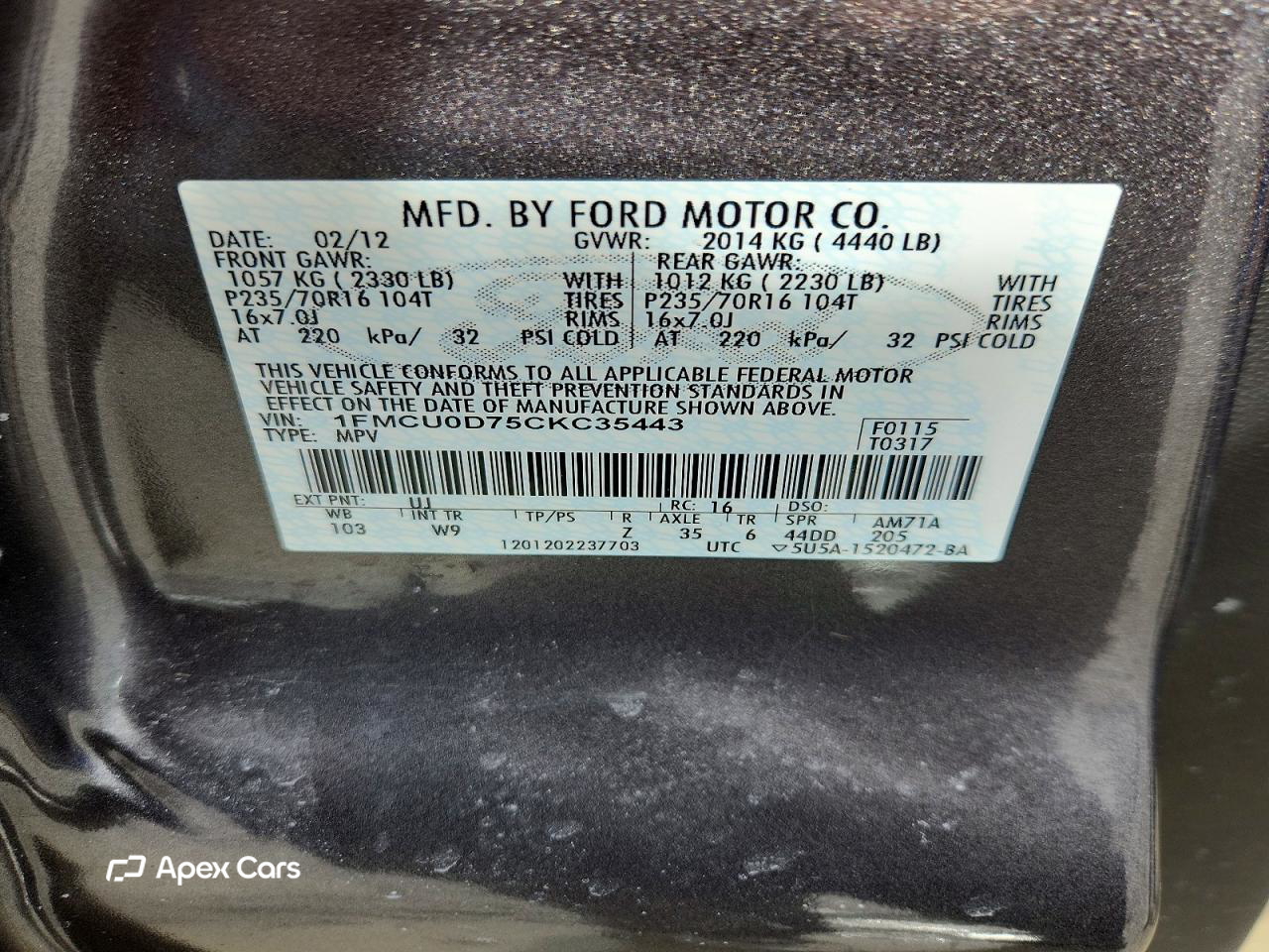 Ford Escape 2012