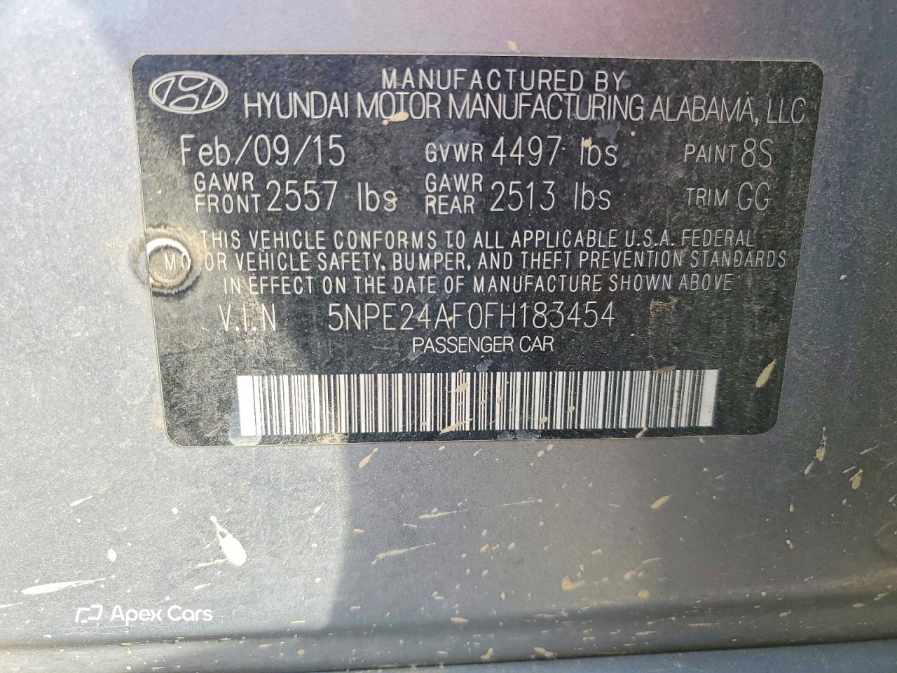 Hyundai Sonata 2015