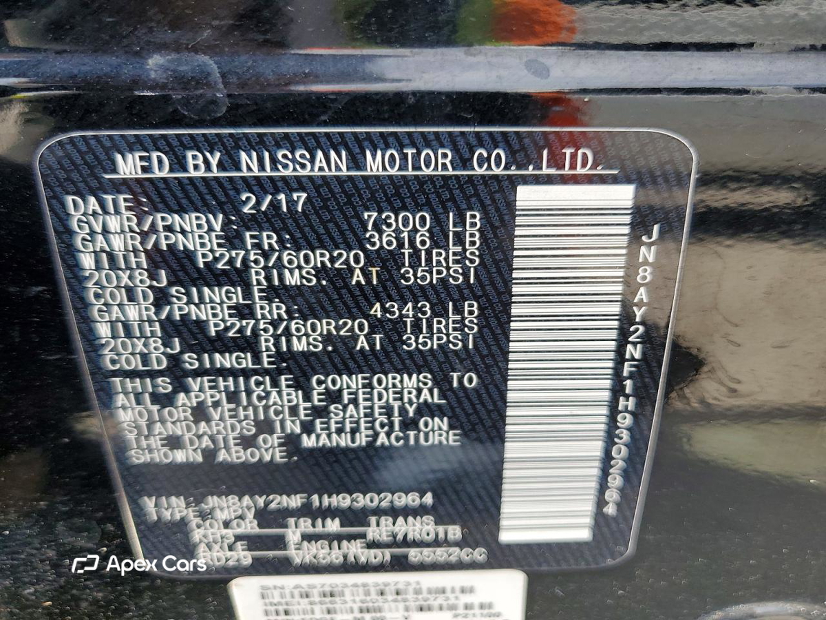 Nissan Armada 2017