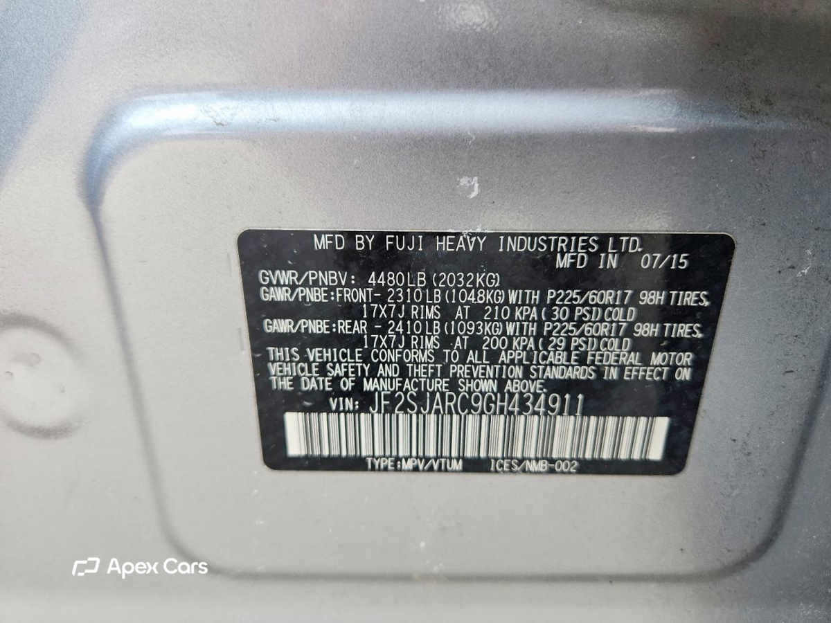 Subaru Forester 2016