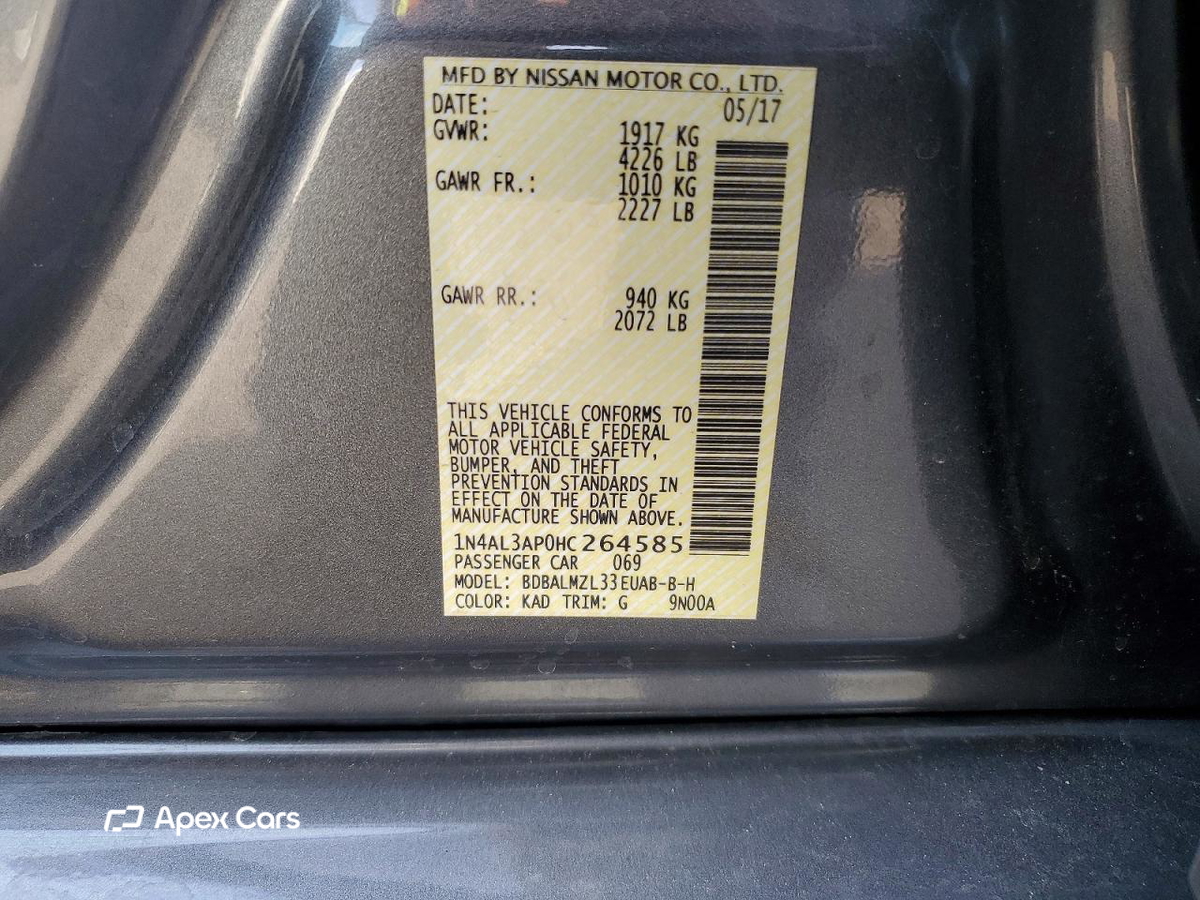 Nissan Altima 2017