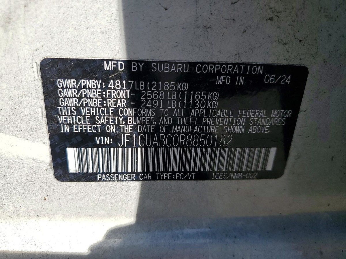 Subaru Impreza 2024