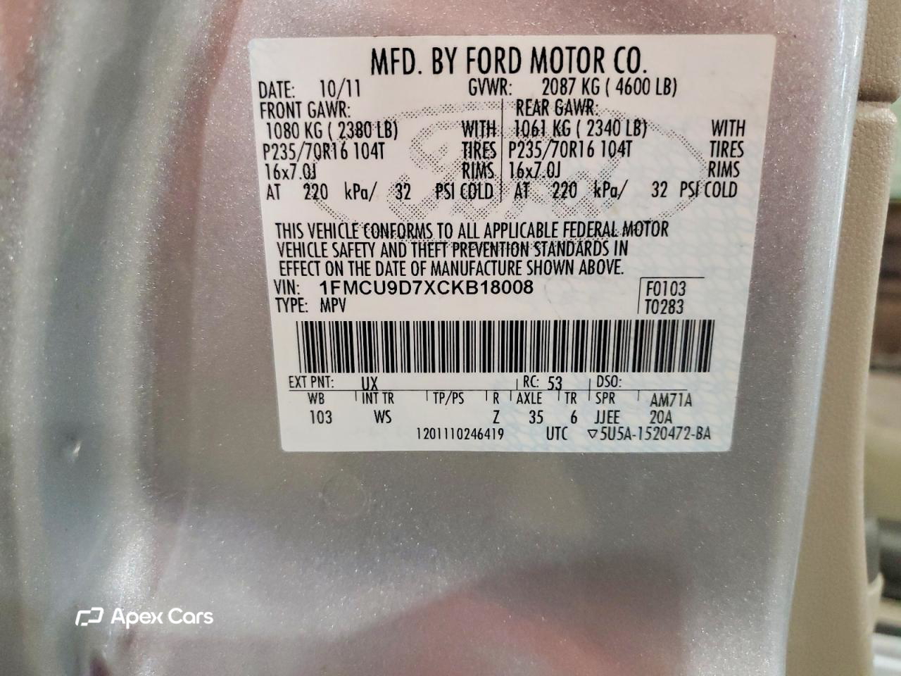 Ford Escape 2012