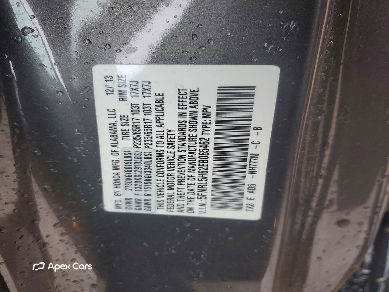 Honda Odyssey 2014