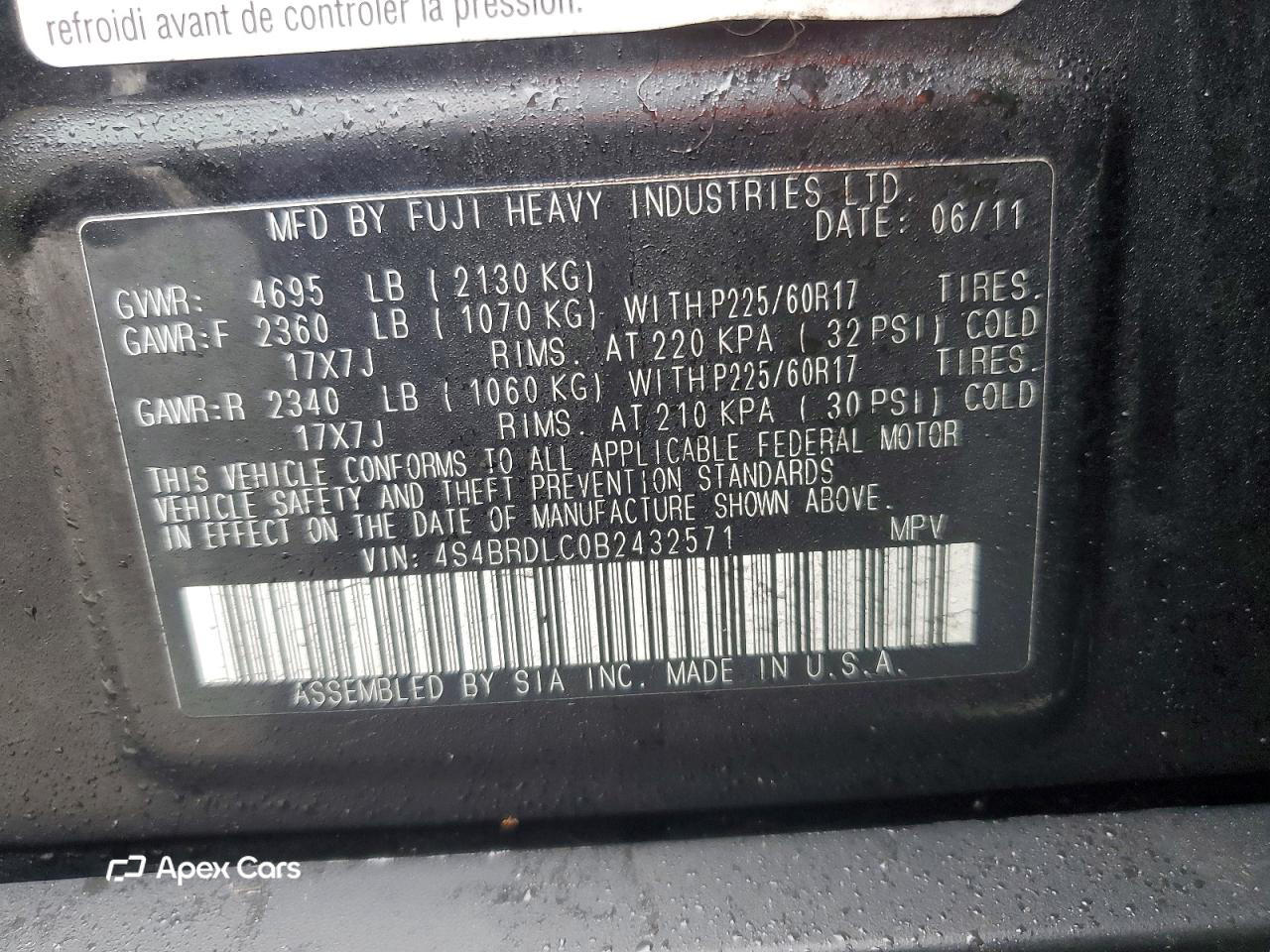 Subaru Outback 2011