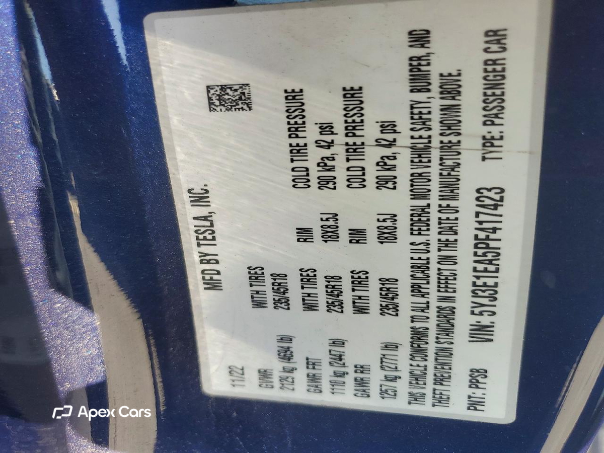 Tesla Model 3 2023