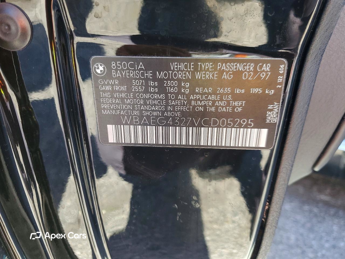 BMW Series 8 1997