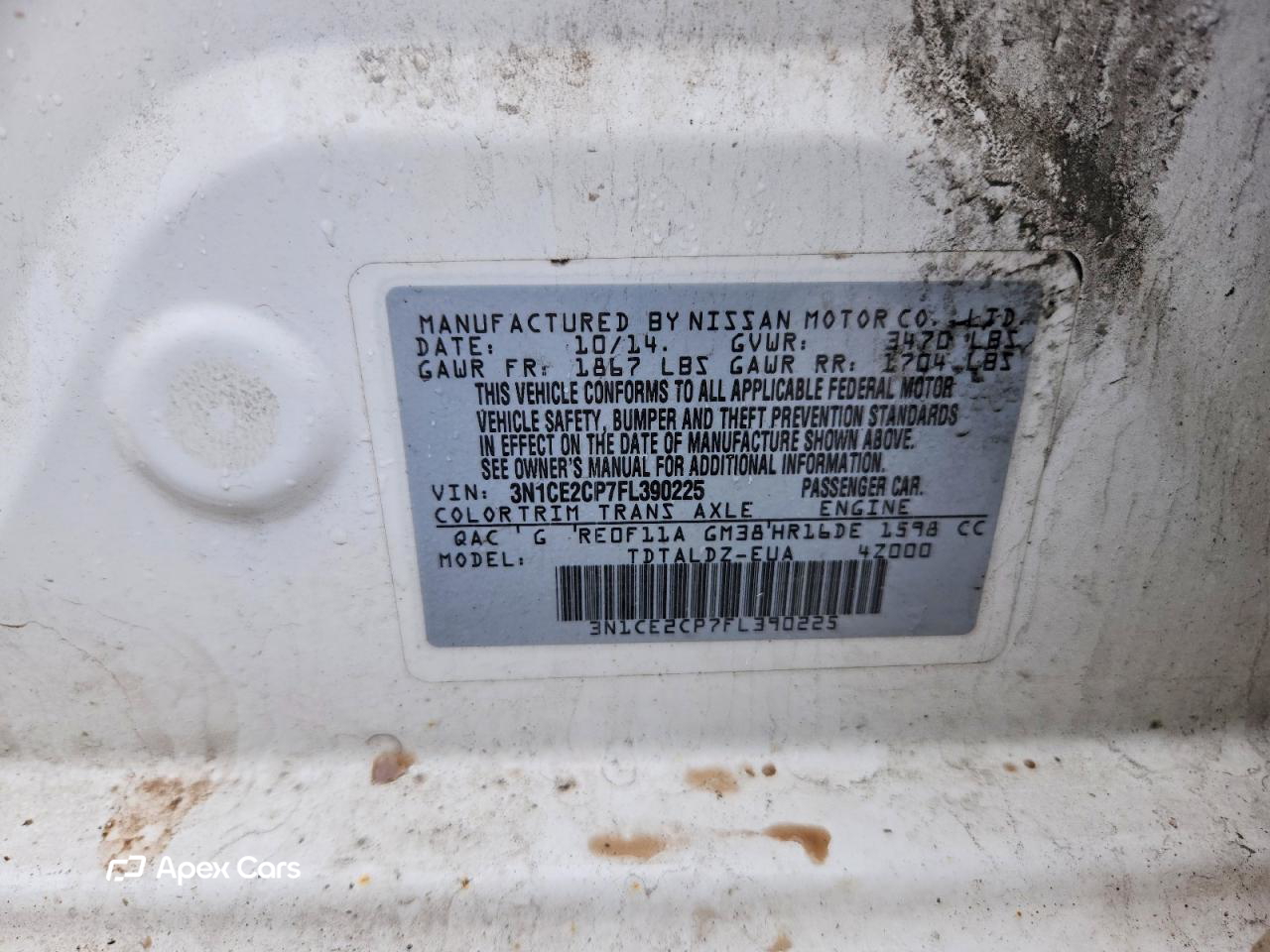 Nissan Versa 2015