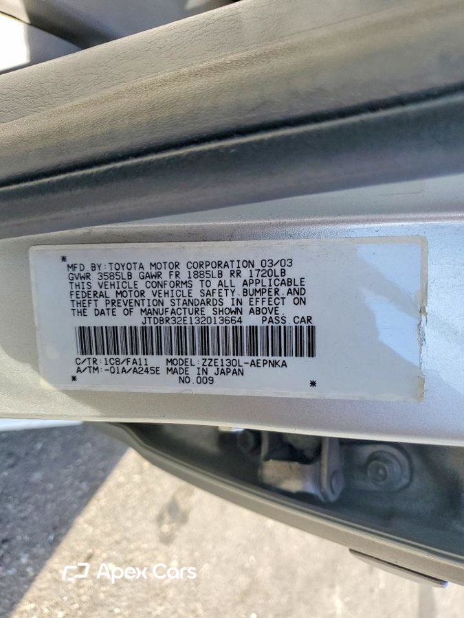 Toyota Corolla 2003