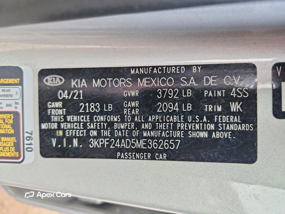 Kia Forte 2021