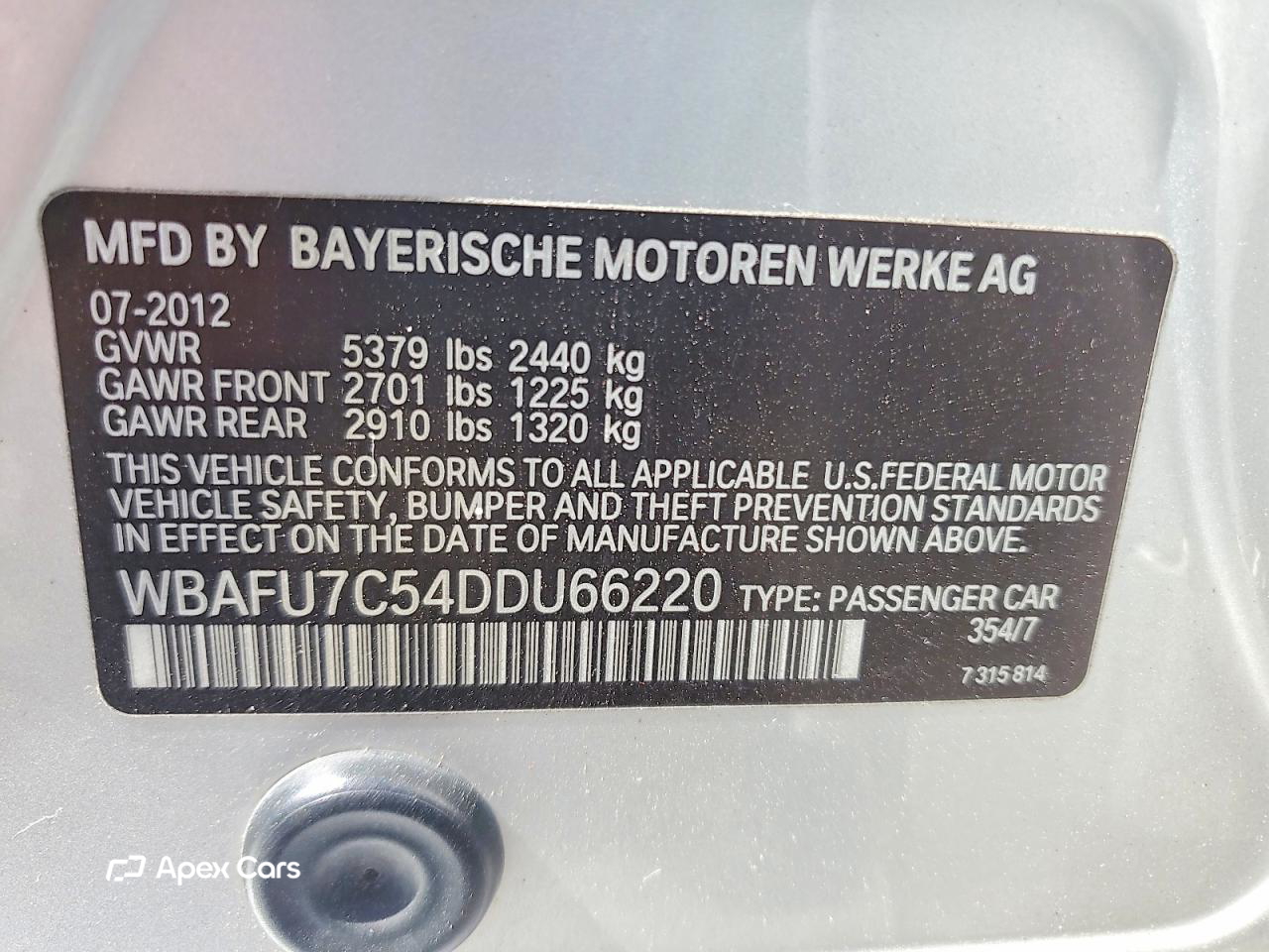 BMW Series 5 2013