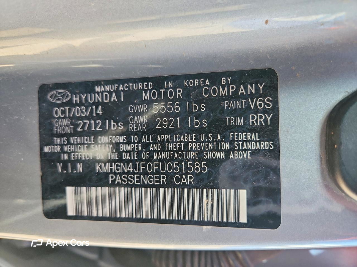Hyundai Genesis 2015