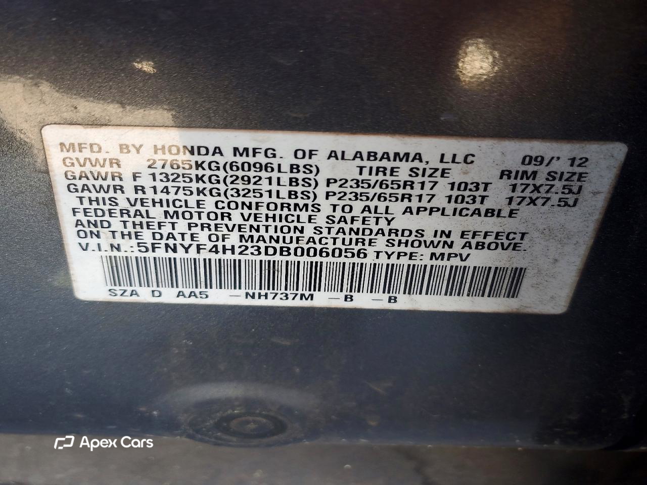 Honda Pilot 2013