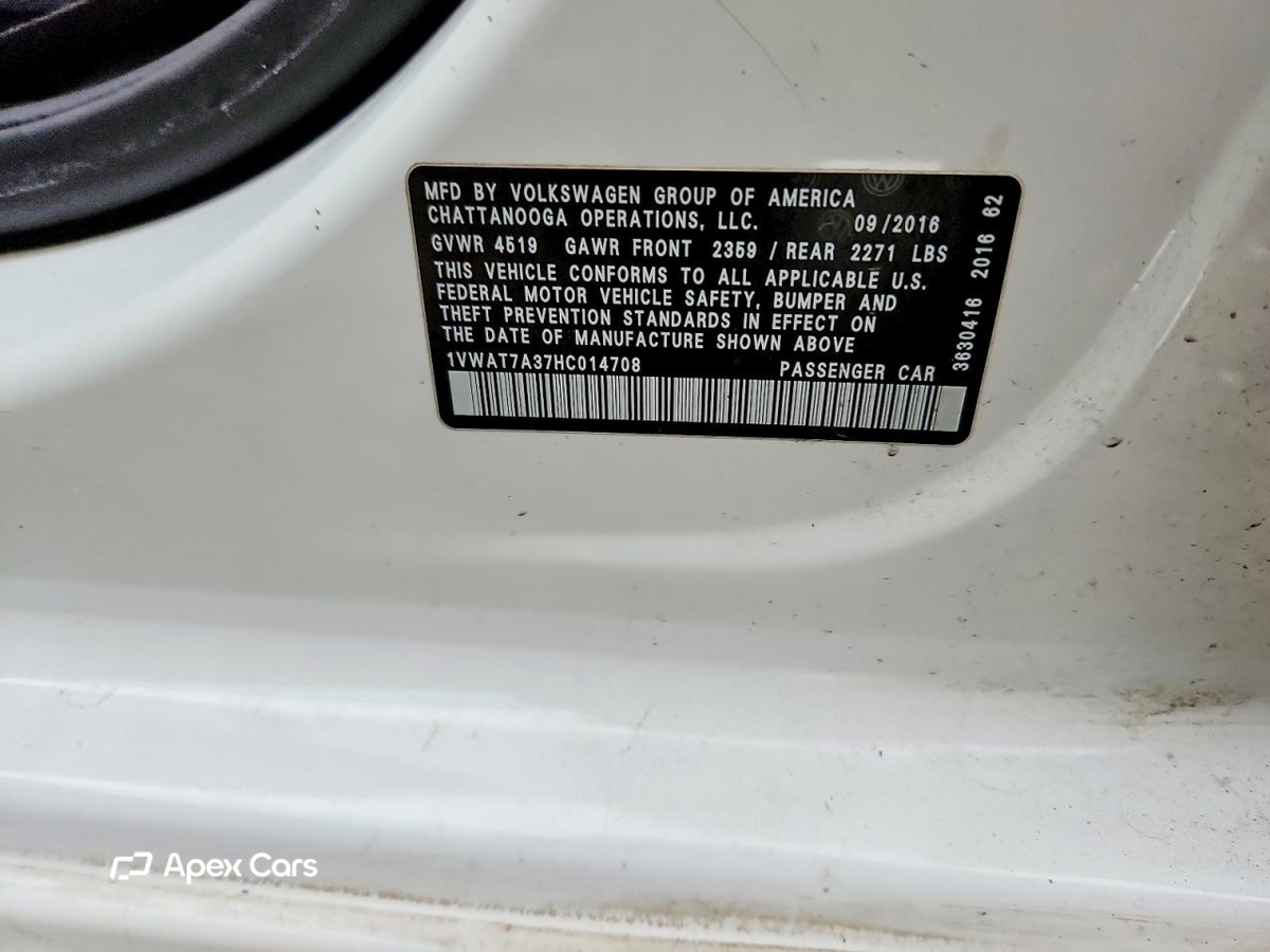 Volkswagen Passat 2017
