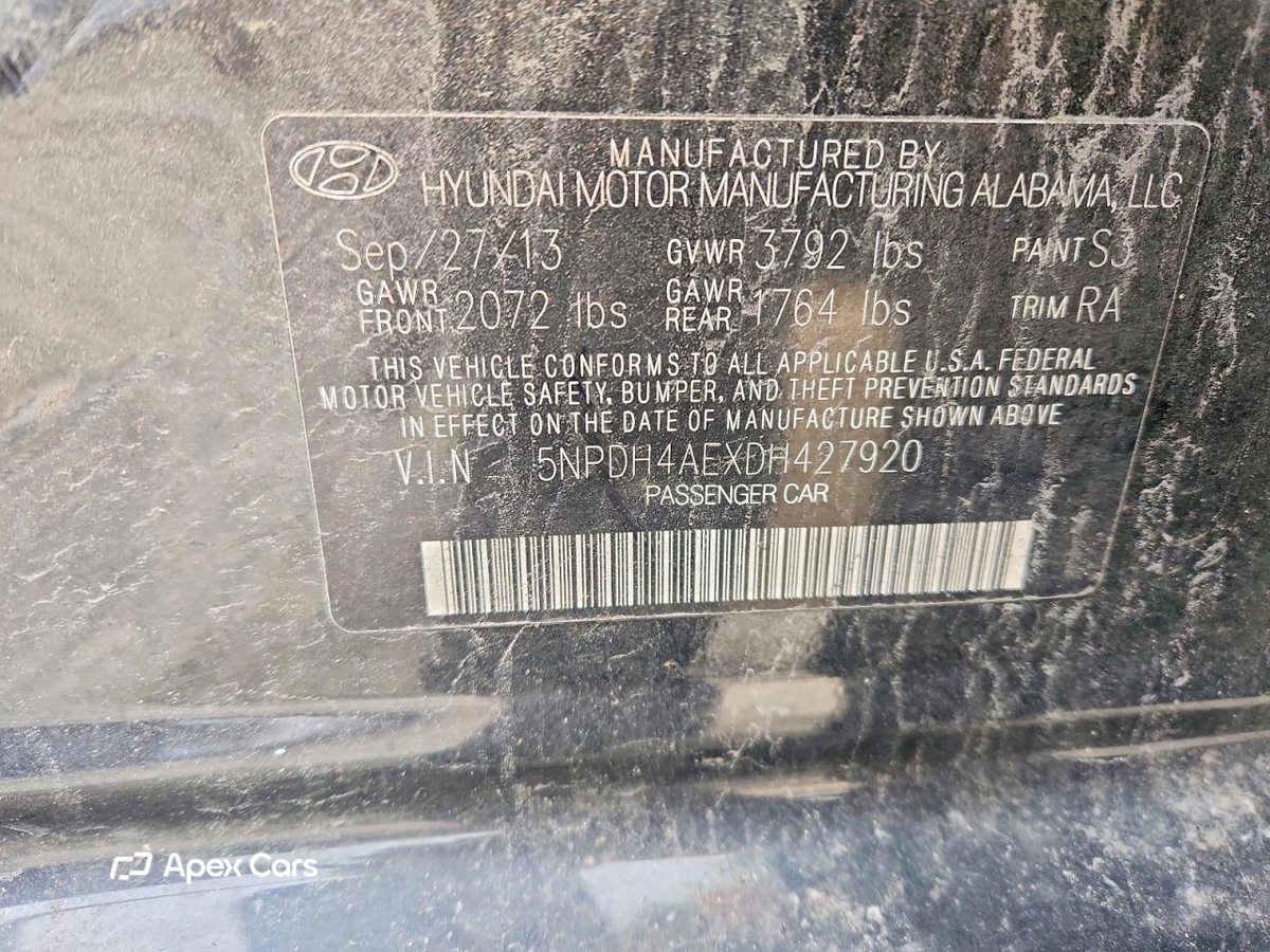 Hyundai Elantra 2013