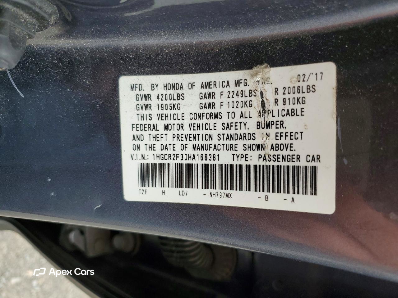 Honda Accord 2017