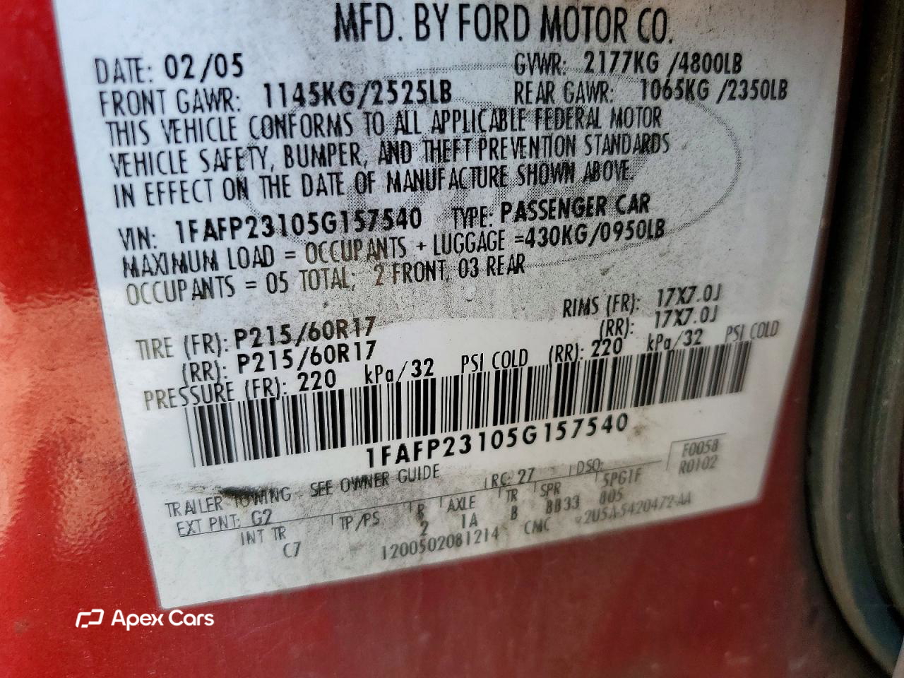 Ford Five Hundred 2005