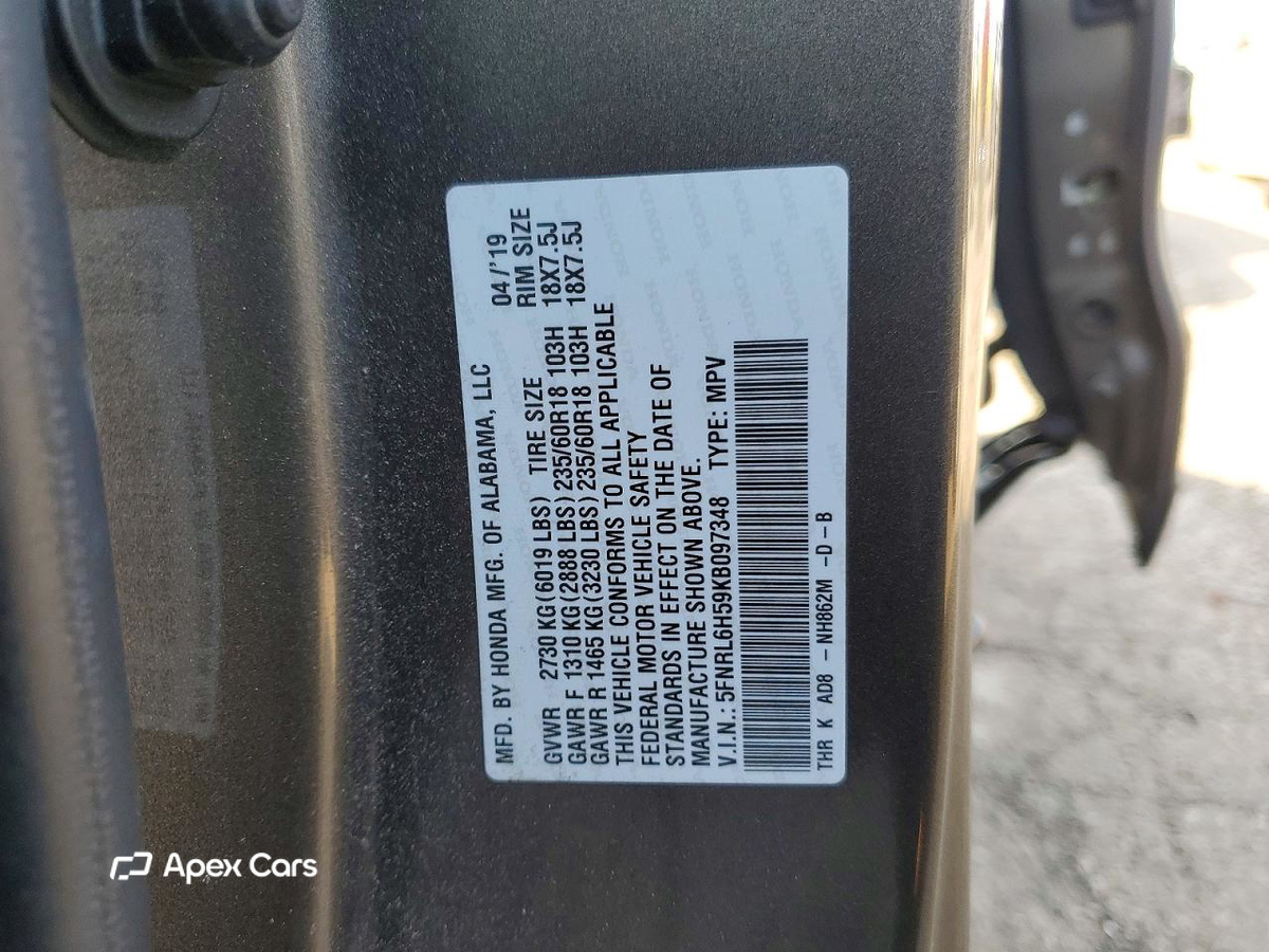 Honda Odyssey 2019