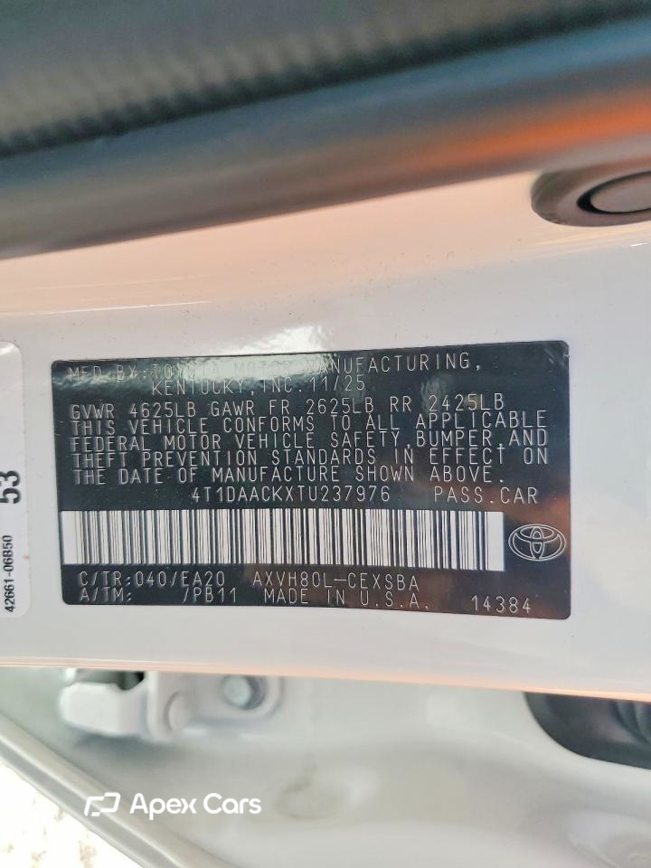 Toyota Camry 2026