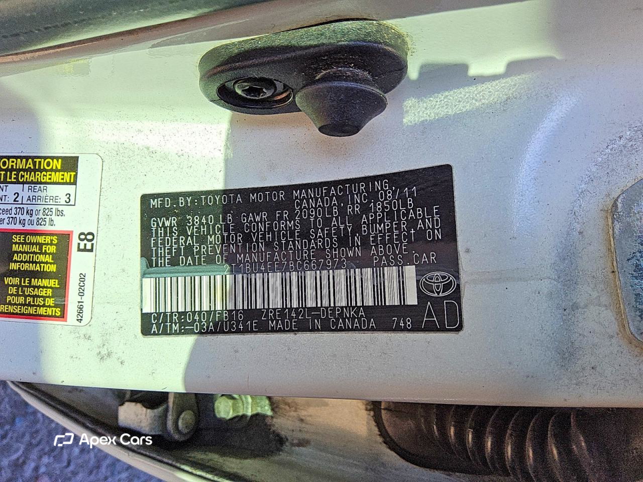 Toyota Corolla 2011