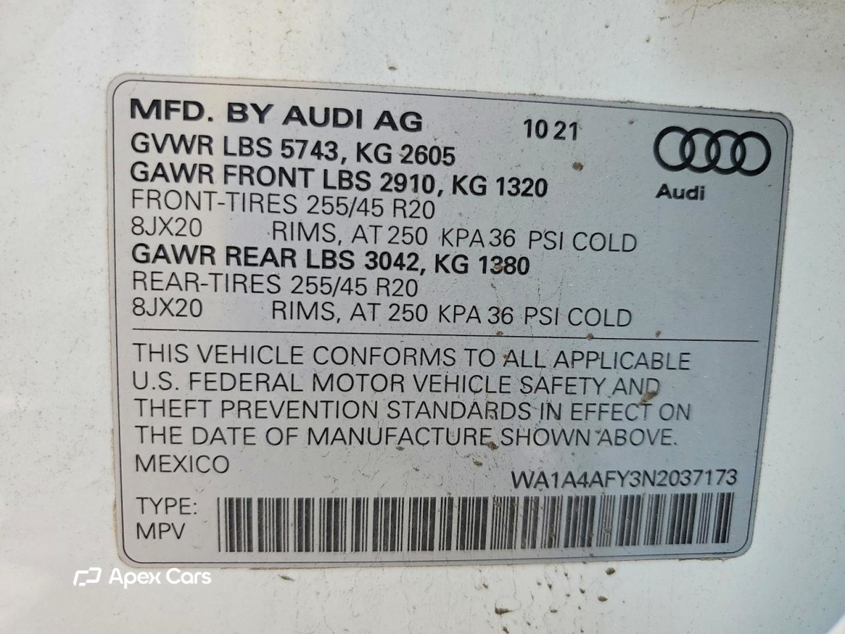 Audi SQ5 2022