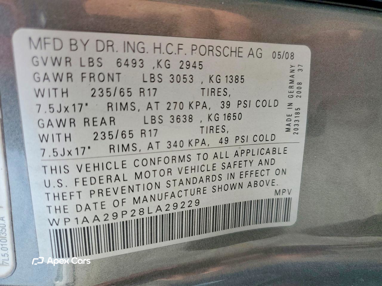 Porsche Cayenne 2008