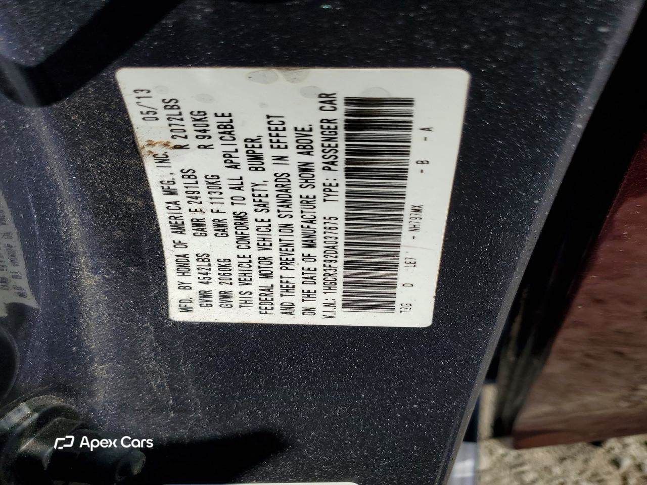 Honda Accord 2013